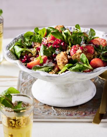 Fruchtiger Hähnchen-Salat