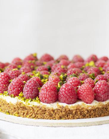 Himbeer-Spekulatius-Torte ohne Backen Himbeer-Spekulatius-Torte ohne Backen