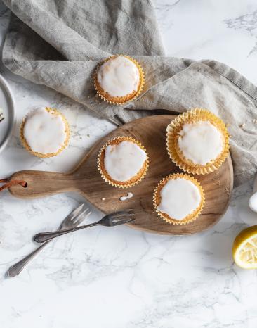 Saftige Zitronenmuffins für Groß und Klein.