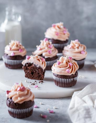 Schokocupcakes mit Liebe