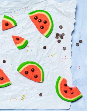 Wassermelonenkekse Wassermelonenkekse