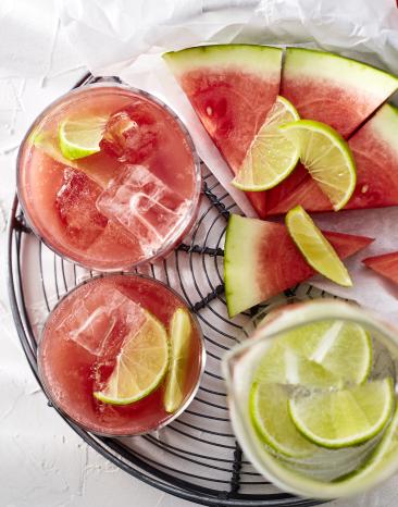 Wassermelonen-Erdbeer-Limonade