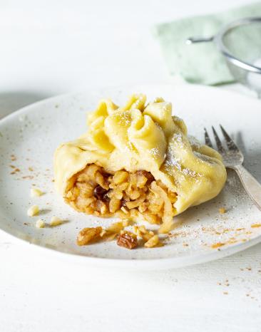 Gedämpfte Apfeltaschen