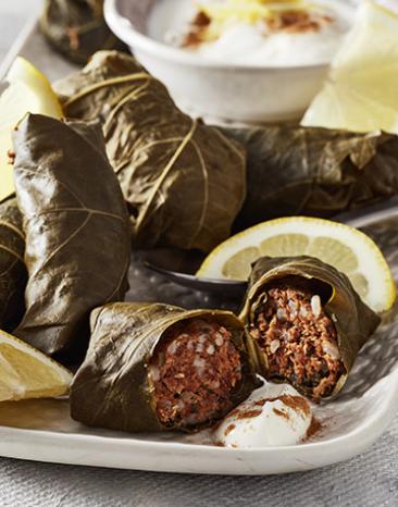 Gefüllte Weinblätter (Dolma)