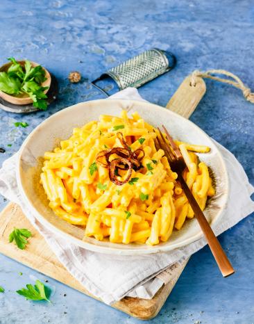 Kürbis Mac and Cheese
