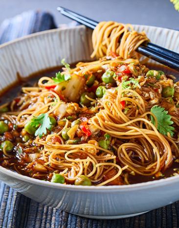 Schnelle Glasnudelsuppe