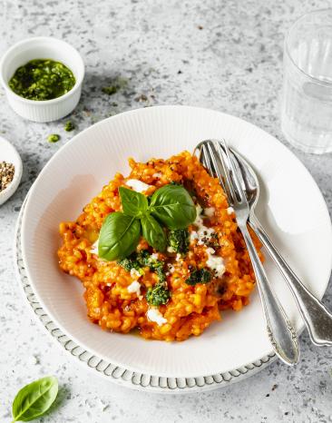 Tomate-Mozzarella-Risotto
