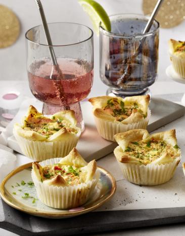 Paprika-Ricotta-Törtchen