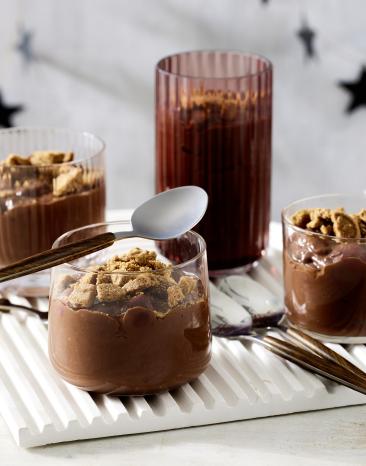 Veganer Schoko-Kirsch-Pudding