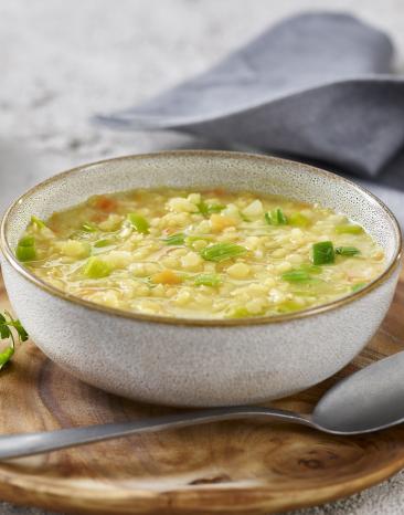 Vegetarischer Linseneintopf.