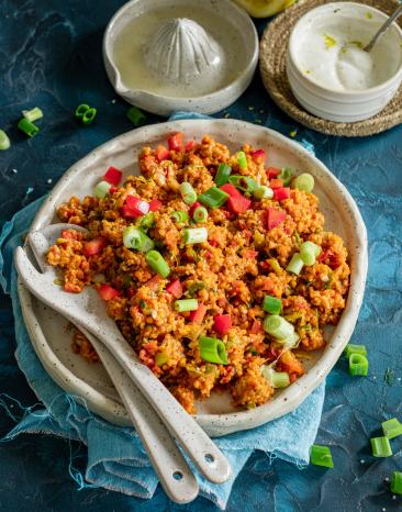 Schneller und einfacher Bulgursalat.