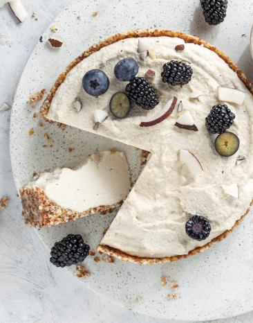 Veganer No-Bake-Cheesecake