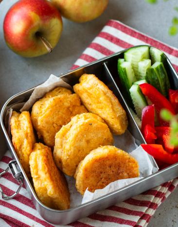 Maispuffer für Kinder in einer Pausenbox.