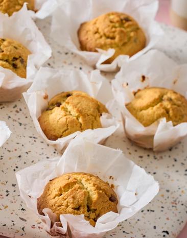 Glutenfreie Muffins mit Schokostückchen