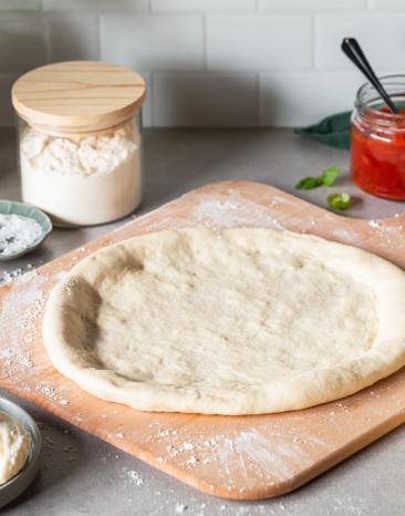 Neapolitanischer Pizzateig