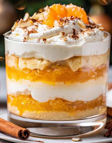 Weihnachtliches Schichtdessert