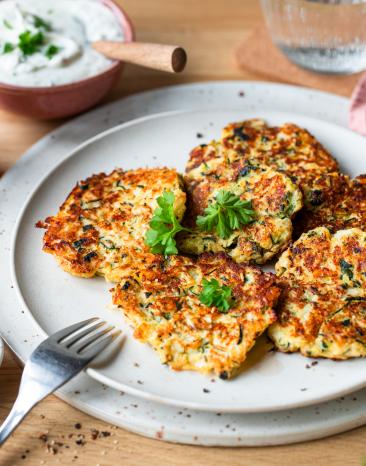 Low Carb Zucchini-Puffer