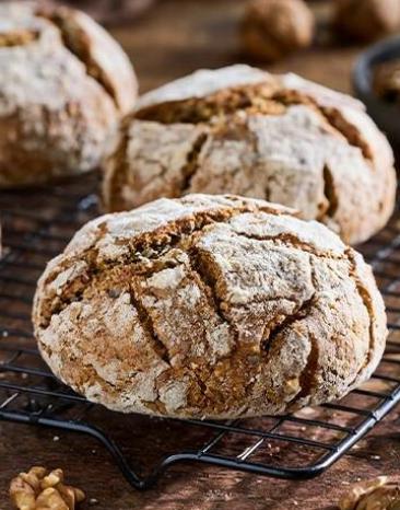 Walnuss-Ciabattabrötchen