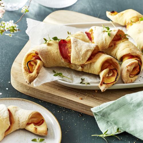 Flammkuchen-Hörnchen