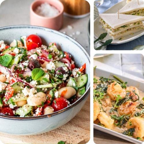 15 Minuten Rezepte für eine schnelle Küche mit Salaten, Suppen und mehr.